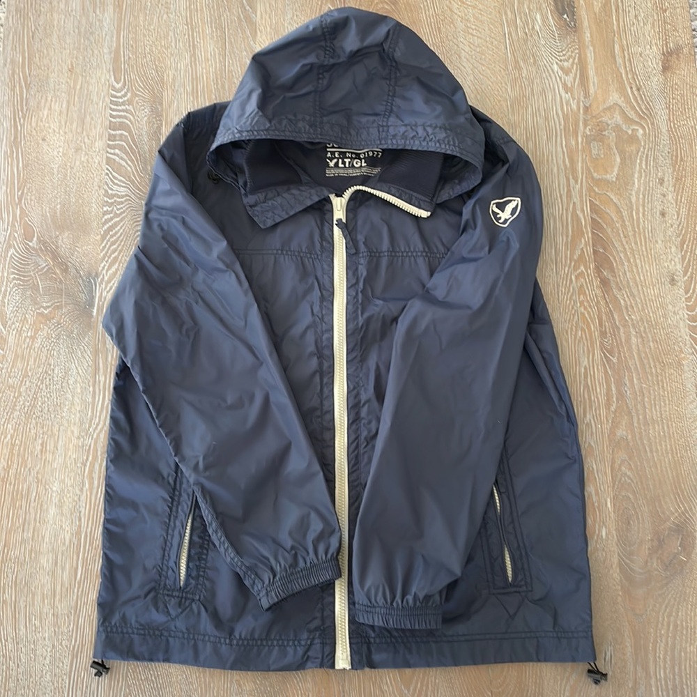Men’s American Eagle Windbreaker / Rain Coat | Large Tall